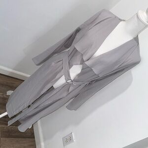 Street wear Society: Gray trench. Spring time trench.